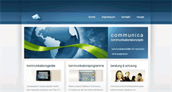 Desktop Screenshot of communica-kommunikationskonzepte.de